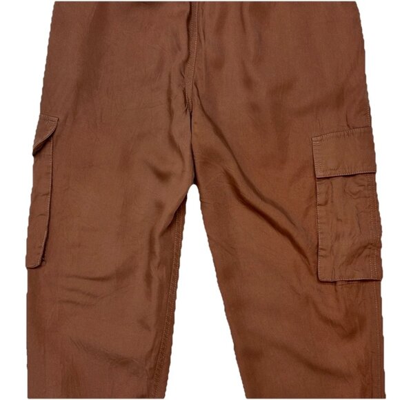 Abercrombie & Fitch Women's Parachute Cargo Pants - Chestnut - Small Worn 1 Time - Picture 9 of 11